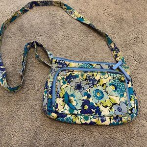 Vera Bradley Mini Crossbody Blueberry Blooms Print